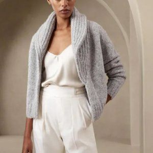 NWT Banana Republic Esme Cardigan Small Gray